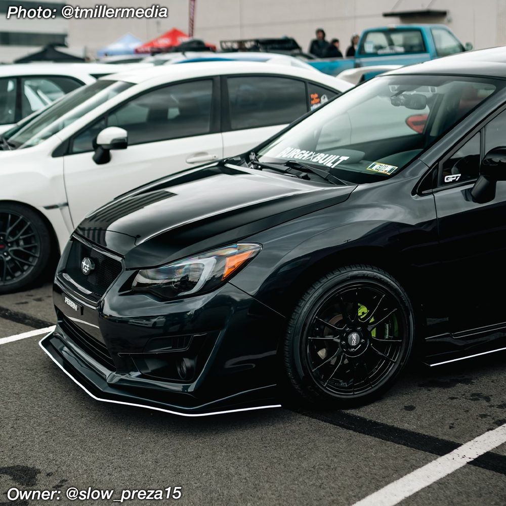 16 impreza front lip splitter