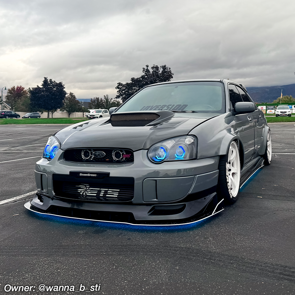 wrx front splitter greddy