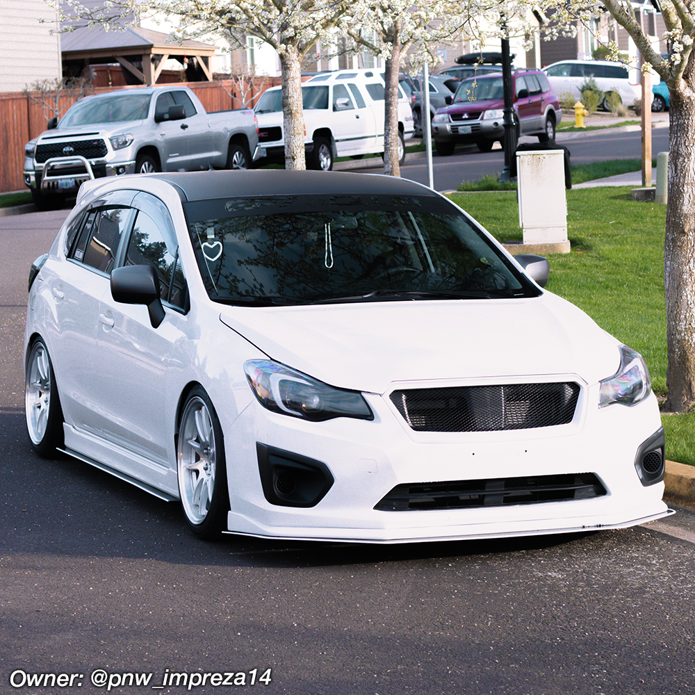 2014 IMPREZA HATCH FRONT LIP SPLITTER