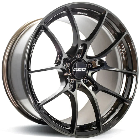 Volk G025 DA/C 18x9.5 +45 Dark Amber Clear/ Diamond Cut 5X114.3