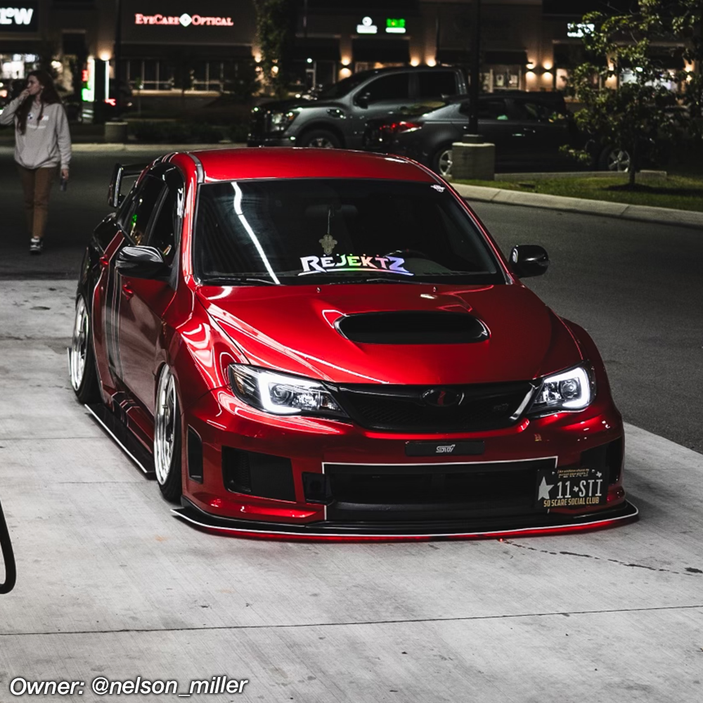 2014 WRX STI FRONT SPLITTER