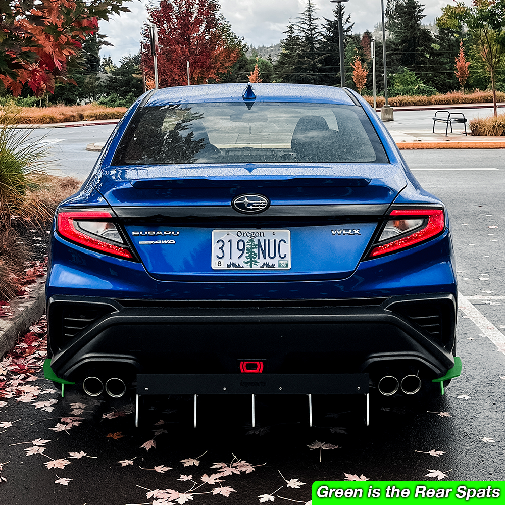 2022 subaru wrx rear diffuser