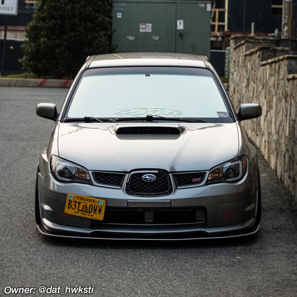 07 sti front splitter wrx