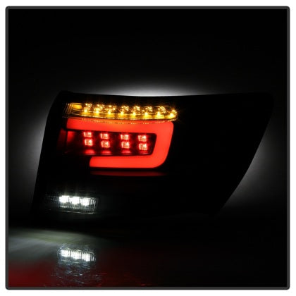 Spyder 08-14 Subaru Impreza WRX Sedan Black smoked LED Tail Lights